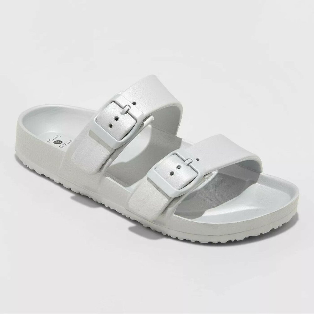 Women's Neida Wide Width EVA Two Band Slide Sandal - Picture 5 of 5